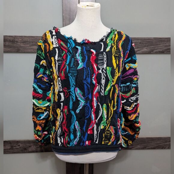 Vintage handmade coogi style sweater - Picture 1 of 4